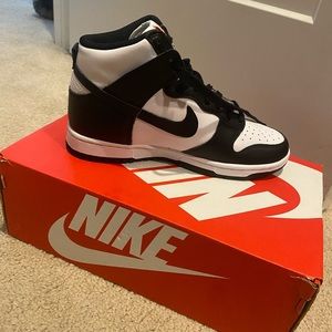 Nike High Dunk shoes.